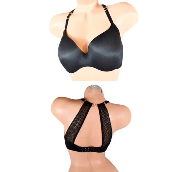 Victoria’s Secret NWT Black Lace Incredible Push-Up Perfect Shape Bra – 34D - Picture 6 of 8